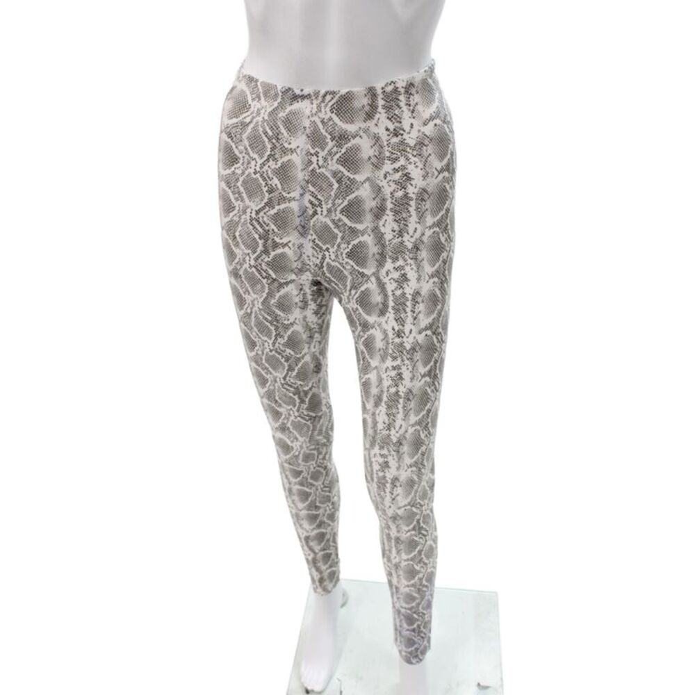Commando Women Ankle Animal Print Leggings Gray Size M